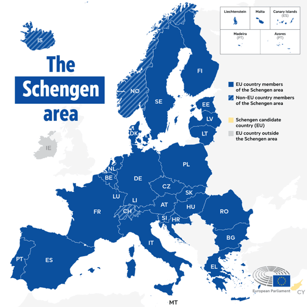 Schengen Countries 2026: 29 Members, Map & Rules